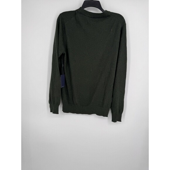 Daniel Hechter Paris Men's Size M Green Pullover Cotton Cashmere Sweater NWT - Picture 1 of 4